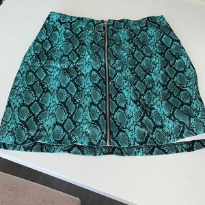 Tiger Mist Snake Skin Skirt